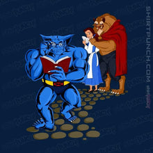 Load image into Gallery viewer, Shirts Magnets / 3"x3" / Navy Torn Between Beasts