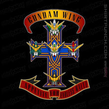 Load image into Gallery viewer, Shirts Magnets / 3&quot;x3&quot; / Black Gundam Wing
