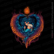 Load image into Gallery viewer, Shirts Magnets / 3"x3" / Black Heart On Fire
