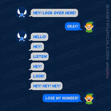 Load image into Gallery viewer, Secret_Shirts Magnets / 3"x3" / Navy Fairy Texts