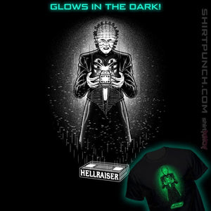 Daily_Deal_Shirts Magnets / 3"x3" / Black Glow In The Dark Hellraiser