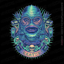 Load image into Gallery viewer, Shirts Magnets / 3"x3" / Black Neon Creature