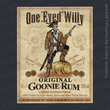 Load image into Gallery viewer, Daily_Deal_Shirts Magnets / 3"x3" / Dark Heather One Eyed Willy Rum