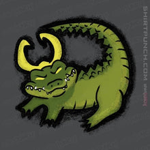 Load image into Gallery viewer, Shirts Magnets / 3"x3" / Charcoal The Alligator King