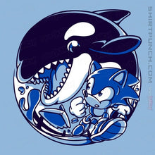Load image into Gallery viewer, Secret_Shirts Magnets / 3"x3" / Powder Blue Orca Attack