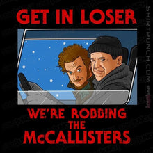 Load image into Gallery viewer, Daily_Deal_Shirts Magnets / 3"x3" / Black Get In Loser