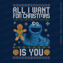 Load image into Gallery viewer, Secret_Shirts Magnets / 3"x3" / Navy Cookie Christmas