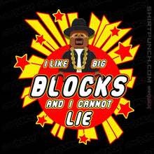 Load image into Gallery viewer, Secret_Shirts Magnets / 3"x3" / Black Big Blocks