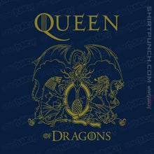 Load image into Gallery viewer, Shirts Magnets / 3"x3" / Navy Queen Of Dragons