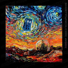 Load image into Gallery viewer, Shirts Magnets / 3&quot;x3&quot; / Black Van Gogh Never Saw Gallifrey
