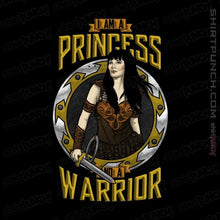 Load image into Gallery viewer, Shirts Magnets / 3"x3" / Black Princess and a Warrior