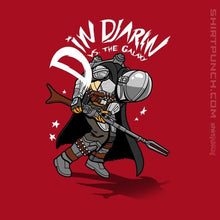 Load image into Gallery viewer, Shirts Magnets / 3"x3" / Red Mando Vs The Galaxy