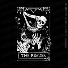 Load image into Gallery viewer, Daily_Deal_Shirts Magnets / 3"x3" / Black The Reader