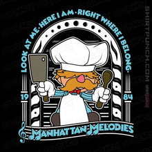 Load image into Gallery viewer, Shirts Magnets / 3"x3" / Black Swedish Chef Melodies