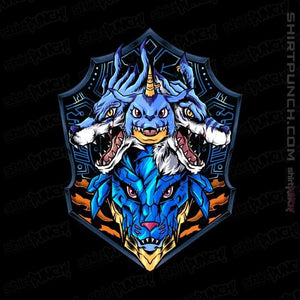 Shirts Magnets / 3"x3" / Black Blue Warrior