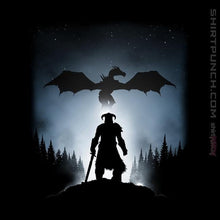 Load image into Gallery viewer, Shirts Magnets / 3"x3" / Black Skyrim Dragon Hunting