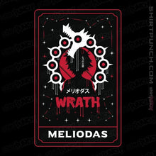 Load image into Gallery viewer, Shirts Magnets / 3"x3" / Black Wrath Dragon Sin Tarot