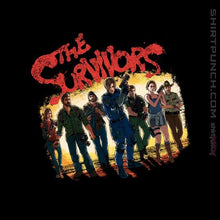 Load image into Gallery viewer, Shirts Magnets / 3"x3" / Black Strong Survivors