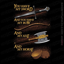 Load image into Gallery viewer, Daily_Deal_Shirts Magnets / 3"x3" / Black Holy Ring