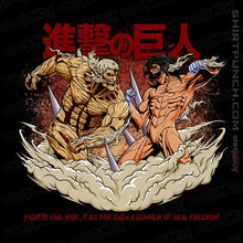 Load image into Gallery viewer, Shirts Magnets / 3"x3" / Black Titan VS Titan