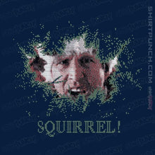 Load image into Gallery viewer, Shirts Magnets / 3"x3" / Navy Squirrel