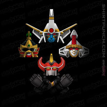 Load image into Gallery viewer, Shirts Magnets / 3"x3" / Black Zord Rhapsody