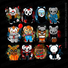 Load image into Gallery viewer, Daily_Deal_Shirts Magnets / 3"x3" / Black Horror Puppies