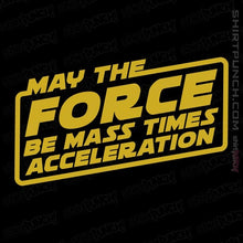 Load image into Gallery viewer, Daily_Deal_Shirts Magnets / 3"x3" / Black Mass Times Acceleration