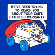 Load image into Gallery viewer, Daily_Deal_Shirts Magnets / 3"x3" / Royal Blue Ring Ring