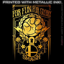 Load image into Gallery viewer, Daily_Deal_Shirts Magnets / 3"x3" / Black Smash Foil Crest