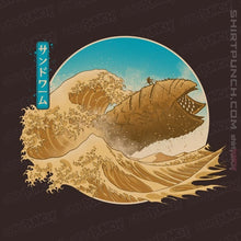 Load image into Gallery viewer, Daily_Deal_Shirts Magnets / 3"x3" / Dark Chocolate The Great Wave off Arrakis
