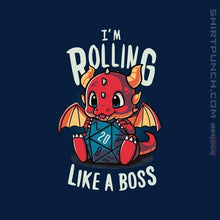 Load image into Gallery viewer, Shirts Magnets / 3"x3" / Navy Rolling Like A Boss