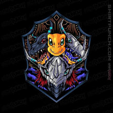 Load image into Gallery viewer, Shirts Magnets / 3"x3" / Black Red Warrior