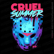 Load image into Gallery viewer, Secret_Shirts Magnets / 3"x3" / Black Cruel Summer 86