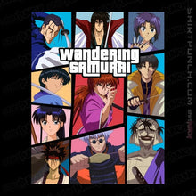 Load image into Gallery viewer, Daily_Deal_Shirts Magnets / 3"x3" / Black The Wandering Samurai