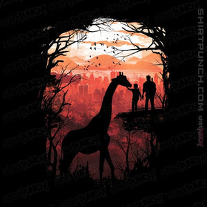 Daily_Deal_Shirts Magnets / 3"x3" / Black The Last Sunset