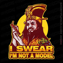 Load image into Gallery viewer, Shirts Magnets / 3"x3" / Black Not A Model