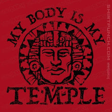 Load image into Gallery viewer, Secret_Shirts Magnets / 3"x3" / Red Hidden Temple Body