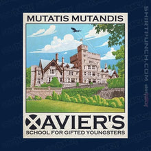 Load image into Gallery viewer, Shirts Magnets / 3"x3" / Navy Xavier's School For Gifted Youngsters
