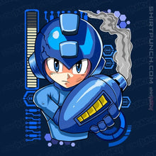 Load image into Gallery viewer, Secret_Shirts Magnets / 3"x3" / Navy A Metal Hero