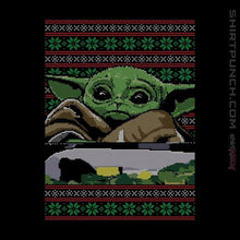 Load image into Gallery viewer, Shirts Magnets / 3"x3" / Black Baby Yoda Ugly Sweater