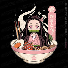 Load image into Gallery viewer, Shirts Magnets / 3"x3" / Black Nezuko Ramen