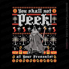 Load image into Gallery viewer, Shirts Magnets / 3"x3" / Black You Shall Not Peek