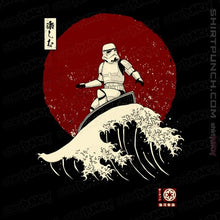 Load image into Gallery viewer, Daily_Deal_Shirts Magnets / 3"x3" / Black Empire Wave