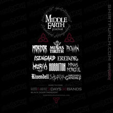 Load image into Gallery viewer, Shirts Magnets / 3"x3" / Black Middle Earth Festival