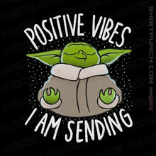 Load image into Gallery viewer, Daily_Deal_Shirts Magnets / 3"x3" / Black Positive Vibes