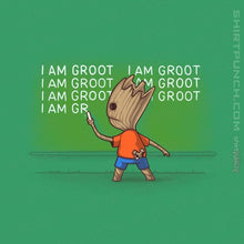 Load image into Gallery viewer, Shirts Magnets / 3"x3" / Irish Green Groot's Detention