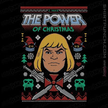 Load image into Gallery viewer, Shirts Magnets / 3"x3" / Black The Power Of Christmas