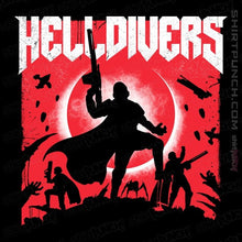 Load image into Gallery viewer, Last_Chance_Shirts Magnets / 3"x3" / Black Helldivers