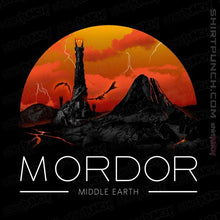 Load image into Gallery viewer, Shirts Magnets / 3"x3" / Black Middle Earth